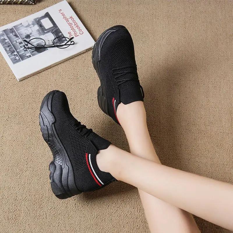 Fashion Summer High on Platform Ladies Footwear Cheap Comfortable and Elegant Vulcanized Shoe Sale Daily Routine Aesthetic Women's Shoes