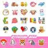 100 Small Size 4cm New Animal Mix and Match Stickers Starfish Cartoon Cute Animal Mix and Match Stickers