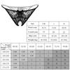 M - XL Plus Size Lace Panties Women Sexy Transparent Underwear Pearl Massage Culotte Femme Open Crotch Thongs G-strings For Sex
