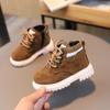 Children's Martin Boots - Autumn/Winter British Style Leather Ankle Boots for Boys and Girls (Sizes 3-6)