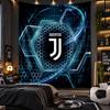 Arazzo da Appendere a Parete Tessuto Stampato Juventus FC per Soggiorno Camera da Letto Decorazione per la Casa
