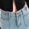 4 Stück Taillenstraffer-Nadeln Blume Hosenbund-Versteller Legierung Abnehmbar Kein Nähen Erforderlich Taillen-Nadeln für Jeans Röcke Hosen