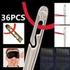 12/36 Aghi da Cucito Multimisura Apertura Laterale Acciaio Inossidabile Rammendo Cucito Utensili a Mano Domestici Strumenti e Accessori da Cucito