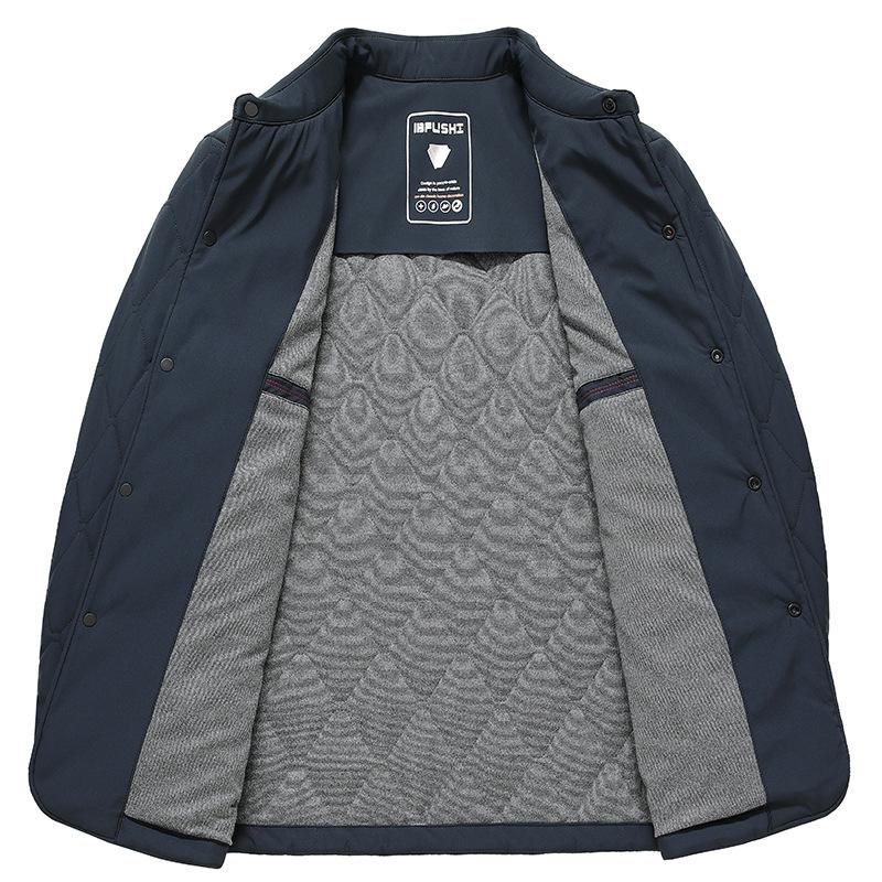 Men's New Winter Thickened Warm Cotton-padded Casual Cotton-padded Jacket Dad's Winter Coat