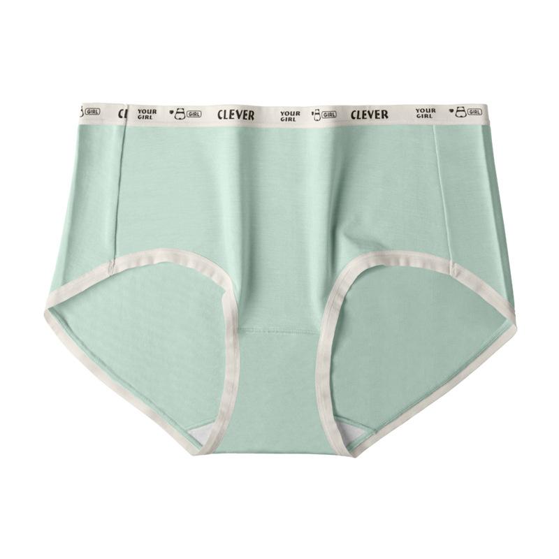 High End modalunderkläder för flickor med medelhög sportig stil, yoga underkläder med hög elasticitet Trosor i ren bomull