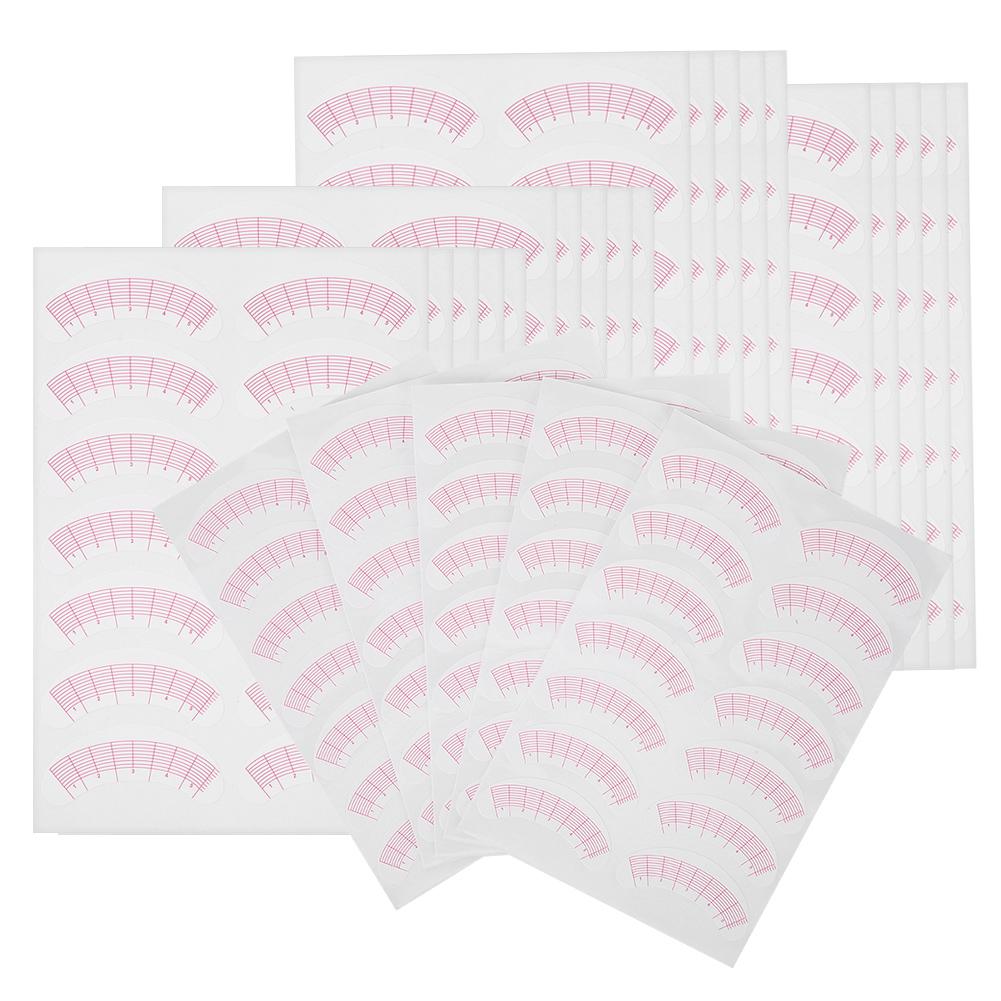 175 Pairs Eyelash Extension Sticker Eye Positioning Tips Sticker Lash Mapping Stickers