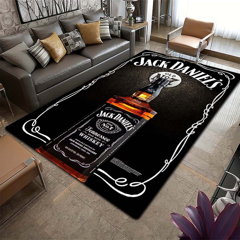 2026 new multi size J-Jack D-Daniels printed carpet yoga mat home decoration living room bedroom anti slip area carpet gift