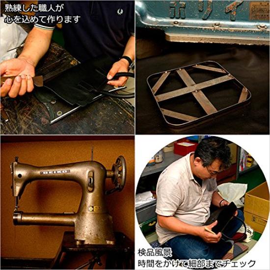 Aurora Genuine Leather Black Formal Bag, Classic Wide Black, Made In Japan, Perfect for Weddings, Funerals, Entrance Ceremonies, Graduations, and