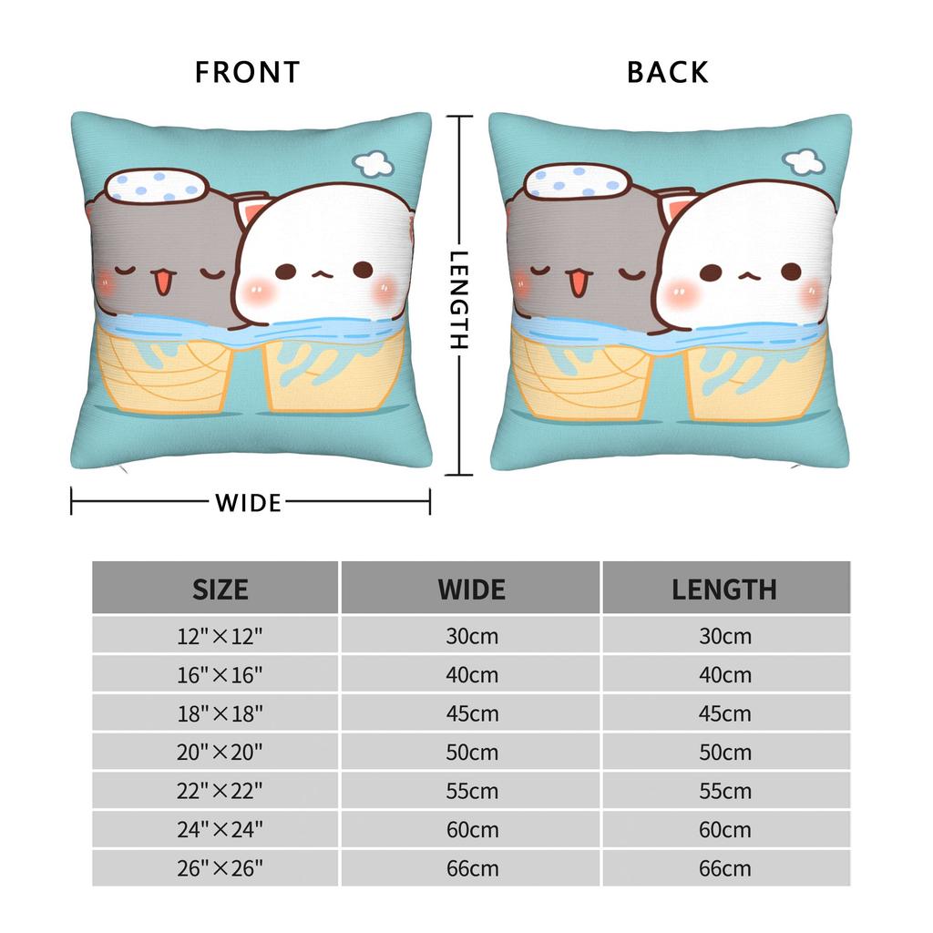 Dudu Bubu  Pillow Case  Vintage Pillow Cover Comfy Pillowcases For Sofa Couch Bed Living Room
