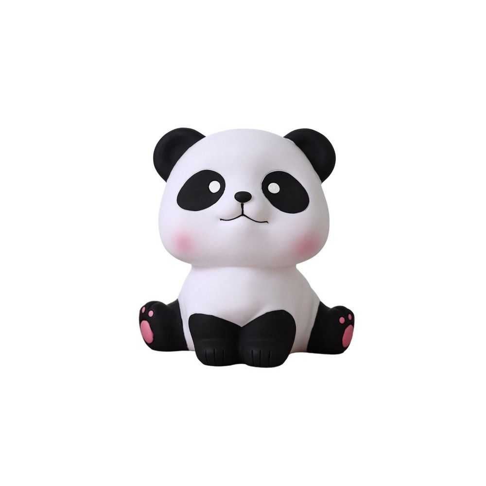 Unbreakable Sitting Panda Saving Box Cartoon Animals Ornaments Simple Panda Piggy Bank  Children's
