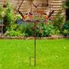 Bird Feeder Garden Decor Multifunctional Birdbath Stand Bath with Stake for Lawn