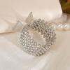 Full Diamond Rhinestone Hair Clip Elegant Shark Hair Claws New Ponytail Holder  Girl