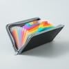 A6 Mini Accordion Bag with Rainbow Edging - Multi-layer Receipt Storage Folder with Zipper