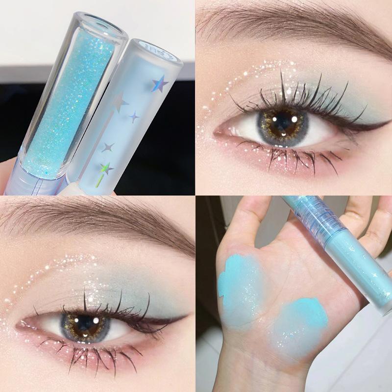 Skysti akių šešėliai One Drop lacrimal Glitter Glitter ir polarizing Monochrome highlighter Eyeshadow Solution