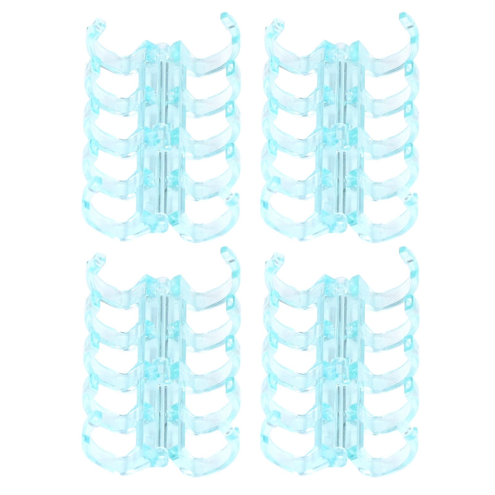 

Binding Rings Hold 60 Sheets Paper 11mm Binding Thickness Free Writing Easy Use Office SuppliesTransparent Blue