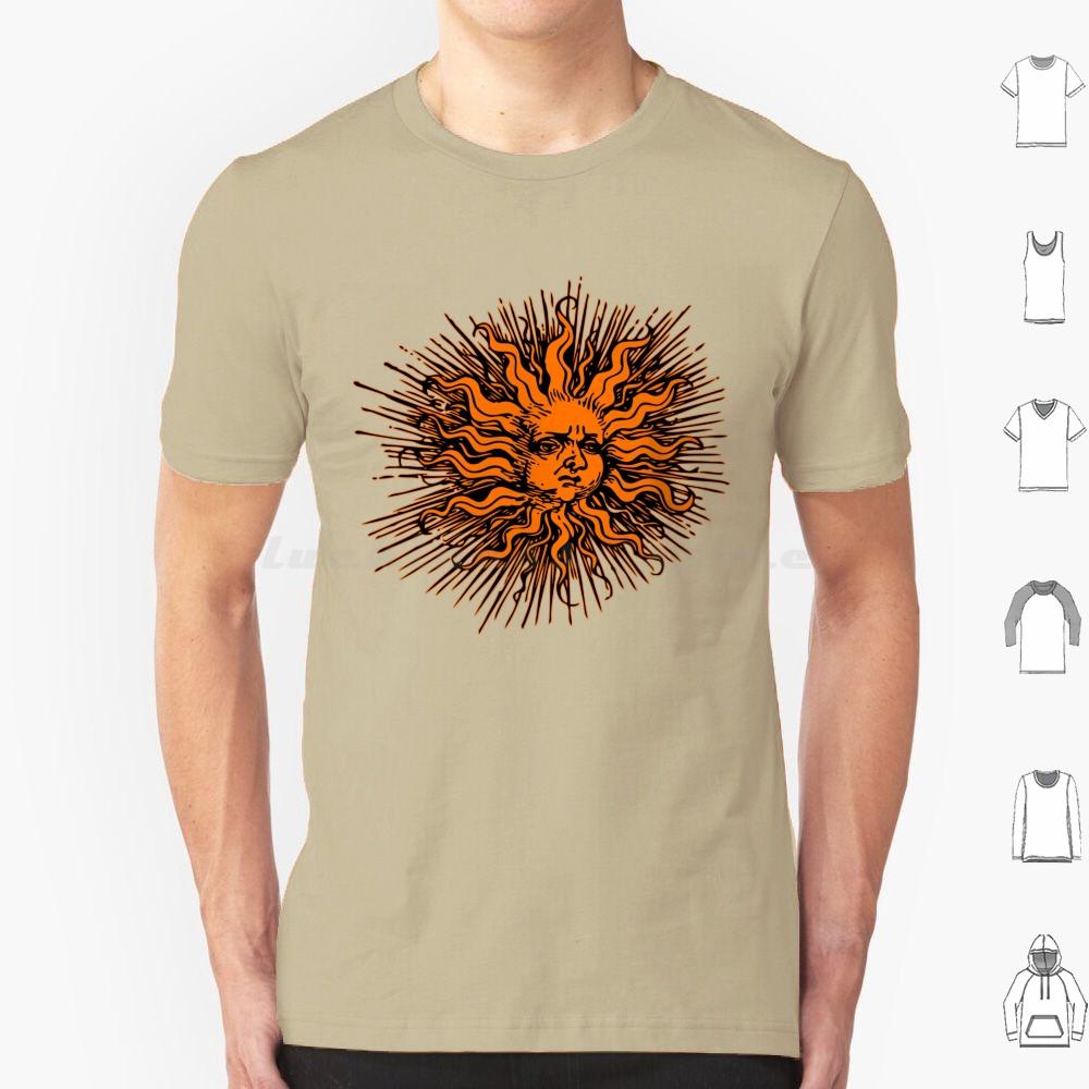 Sun T Shirt Cotton Men Women DIY Print Sun Solar Pagan Summer Wicker Man Summerisle Midsummer Magic Folklore Mild Peril