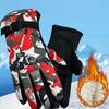 Dicke, fleecegefütterte Camouflage-Handschuhe für den Winter: Kälteschutz für Damen & Herren beim Outdoor-Radfahren & Motorradfahren.