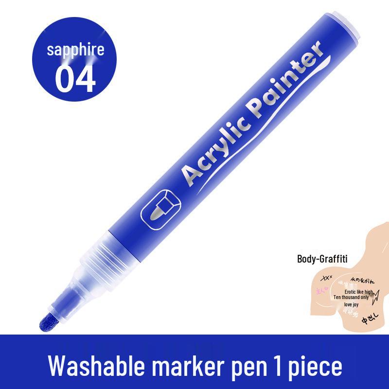 Couple's Erotic Graffiti Body Marker: DIY Erasable Pen for Intimate Body Art
