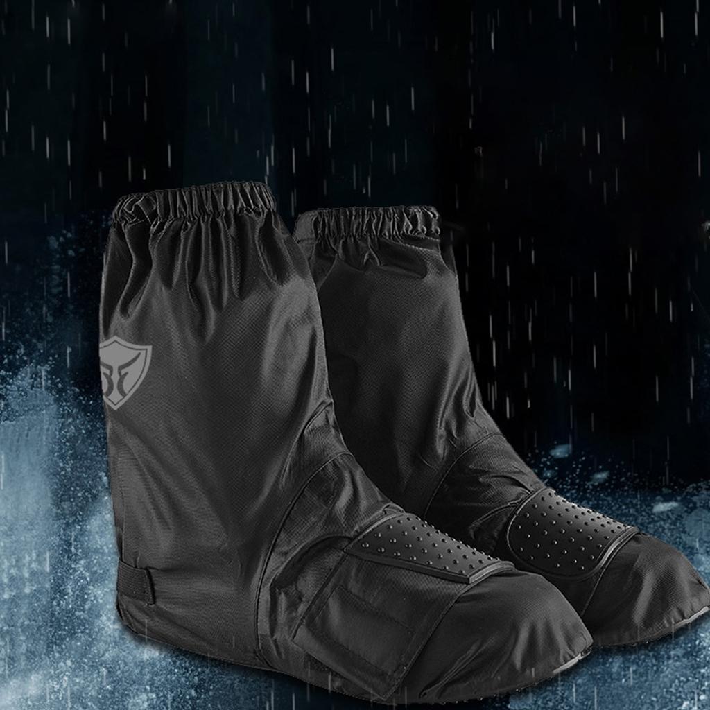 Waterproofs Reusable Motorcycle Cycling Shoe Cover Bicycles Overshoes Rain Boot Overshoes Nonslip Shoes Protector Cover