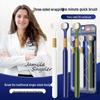 Two-Pack High-Grade Soft Bristle Three-Sided Toothbrush for Adults with Spiral Bristles.