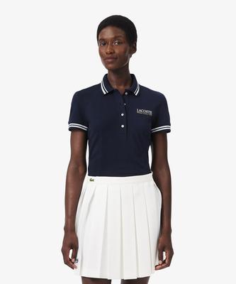 LACOSTE Dame Roland Garros Tennis Piqué Poloshirt Pf0582-56G 166