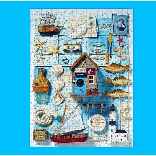 R165889 Beach Treasure 500 Pieces, Korean Popular Puzzles