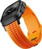 Rubber Watchband For Apple Watch Band Ultra 3 2 1 49mm Sports Silicone Bracelet For iWatch 11 10 9 8 SE 46mm 45mm 44mm Men Strap