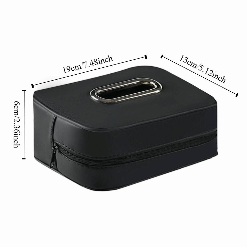 Leder Auto Taschentuchbox Minimalistische Sonnenblenden-Taschentuchbox Langlebige Taschentuch-Aufbewahrungsbox Auto Innenraum