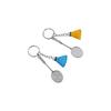 Badminton Shape Badminton Keychain Plastic Bag Pendant Mini Badminton Metal Car Keychain  Unisex