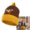 Embroidered Turkey Thanksgiving Turkey Beanies Perfect for Holiday Parties