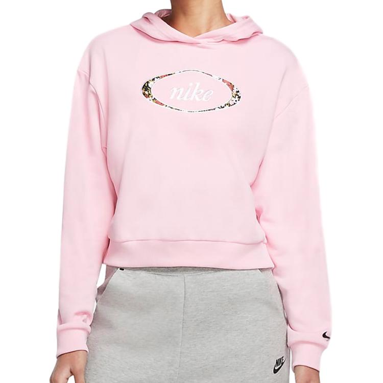 Nike Sweatshirts Women's Pink Hooded Moderate Regular CV1871-654