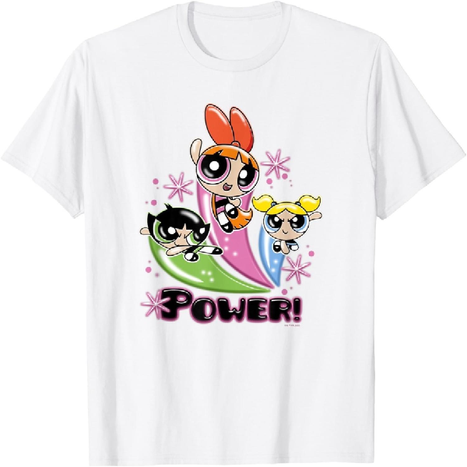 Group Shot Power! Sparkle T-Shirt XXXXXL белый