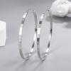 Personalized Trendy Fashionable Square & Round Big Hoop Earrings for Women