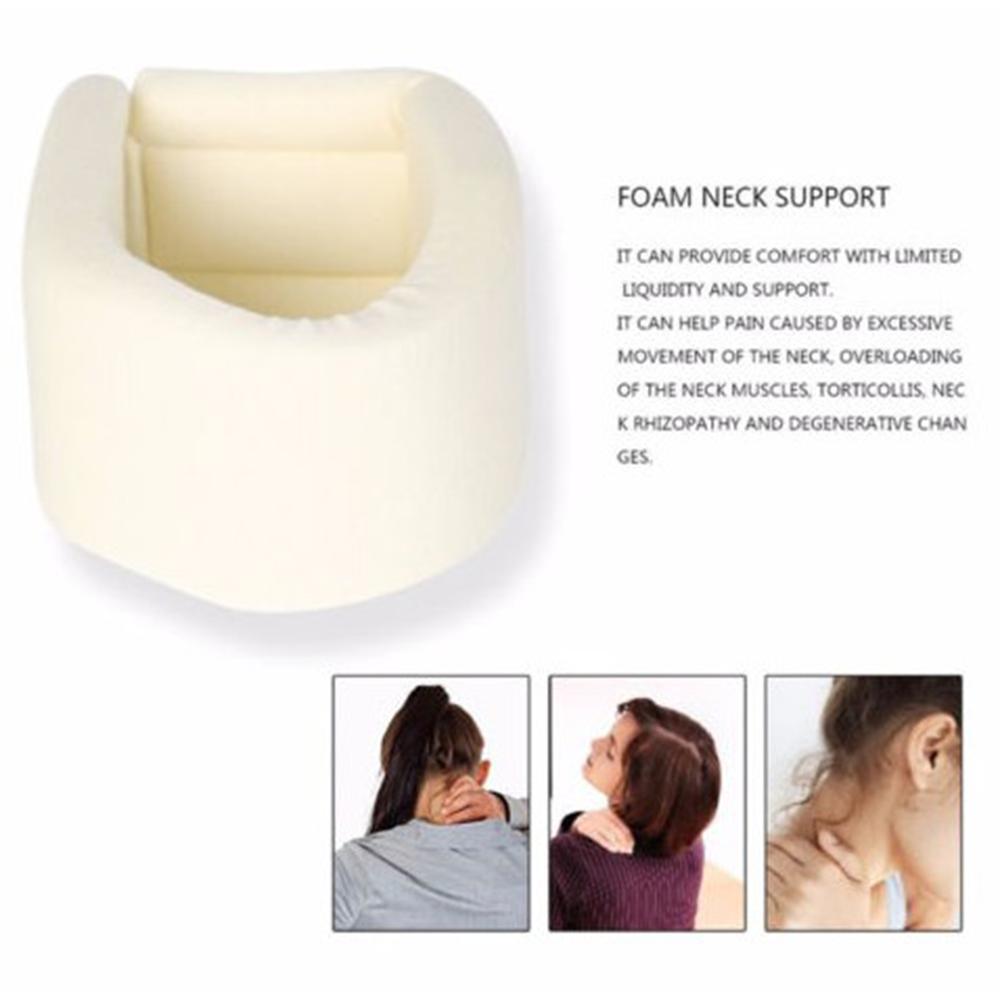 Durable And Safe Medical Cervical Dislocation Fixation Brace Adjustable Soft Foam Neck Collar Injury Support Pain Relief Neck Posture Correction