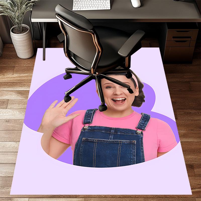1pc Ms Rachel3 Design Printed Area Rug Carpet for Bedroom Living Room Home Decor Rugs Mat Non Slip Mat Rug for Bedside