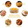 3-layers Air Fryer Rack Stackable Grilling 304 Stainless Steel Airfryer Oven Grill Steamer Cooker Kitchen Gadgets Cooking Tools