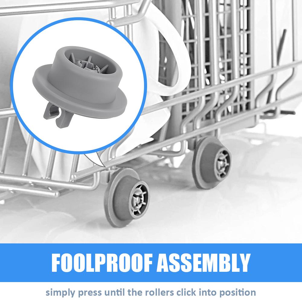 Dishwasher Lower Bottom Basket Wheels For Bosch For Neff For Siemens Dishwasher Spare Parts Lower Rollers Dishwasher Wheels