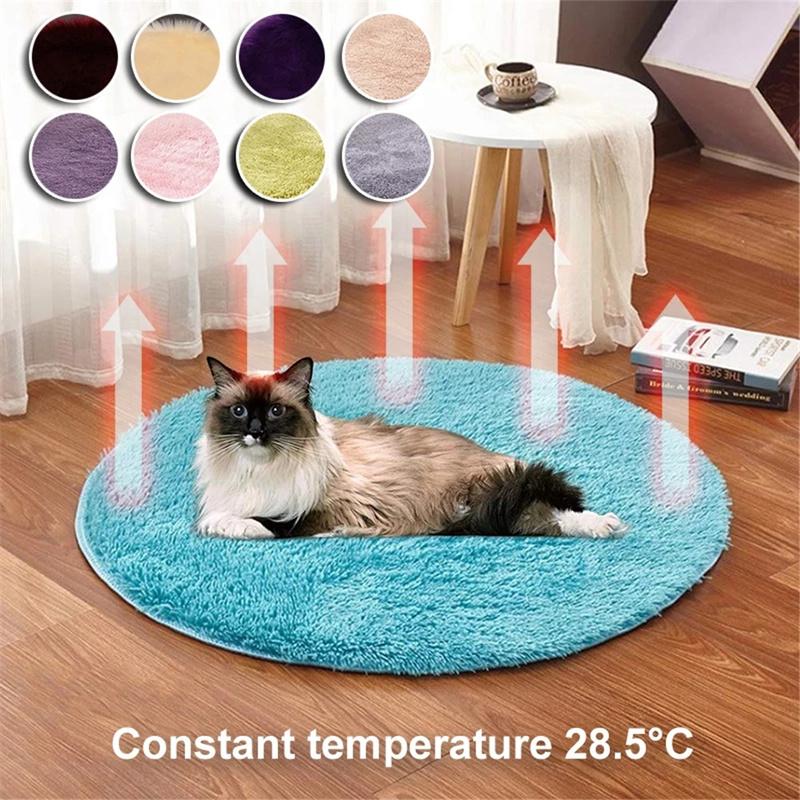 Electric Pet Heat Pad Heater Mat Blanket Dog Cat USB Warmer Bed Winter Plush