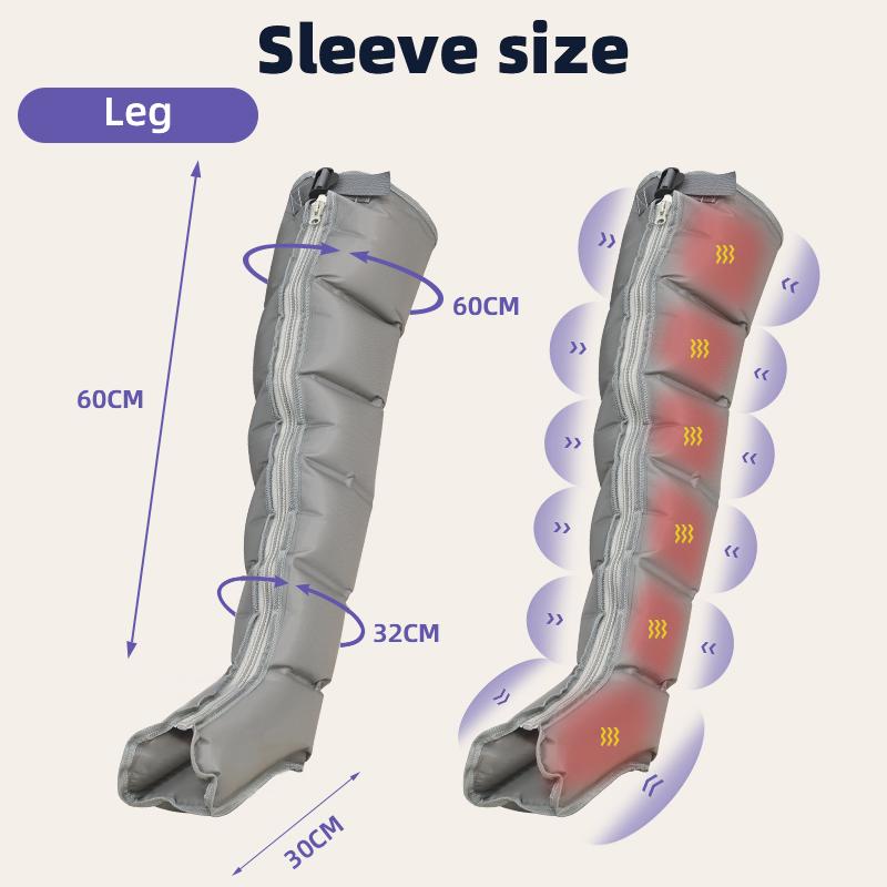 Ny oppgradering 6 hulrom Elektrisk luftkompresjon Kroppsmassasje kollisjonspute massasje for arm midje ben fot fremme blodsirkulasjonen Lindre smerte