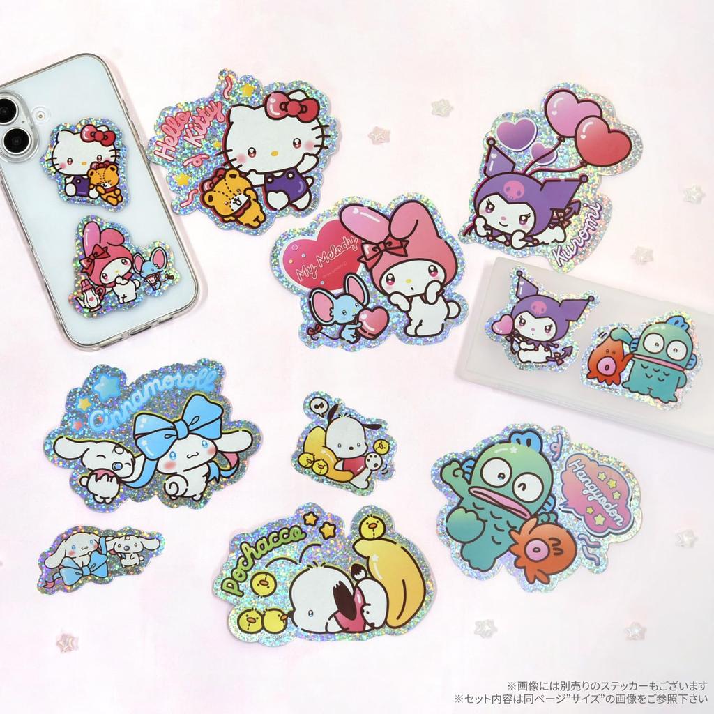 Gourmandies Sanrio Characters Mobile Sticker Hangyodon SANG-483HG