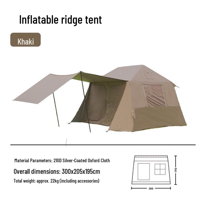 

В наличии: Автоматическая надувная палатка-гребень на 4-5 человек, идеально подходит для тимбилдинга и кемпинга на природе 4-5 person хаки