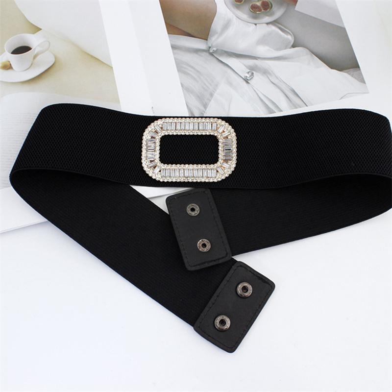Women Wide Waist Stretch Cinch Girls Waistband Waist Seal Wide Belts