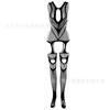 Sex Underwear Uniform Jacquard Lace-up Crotch Tights Stockings New Models