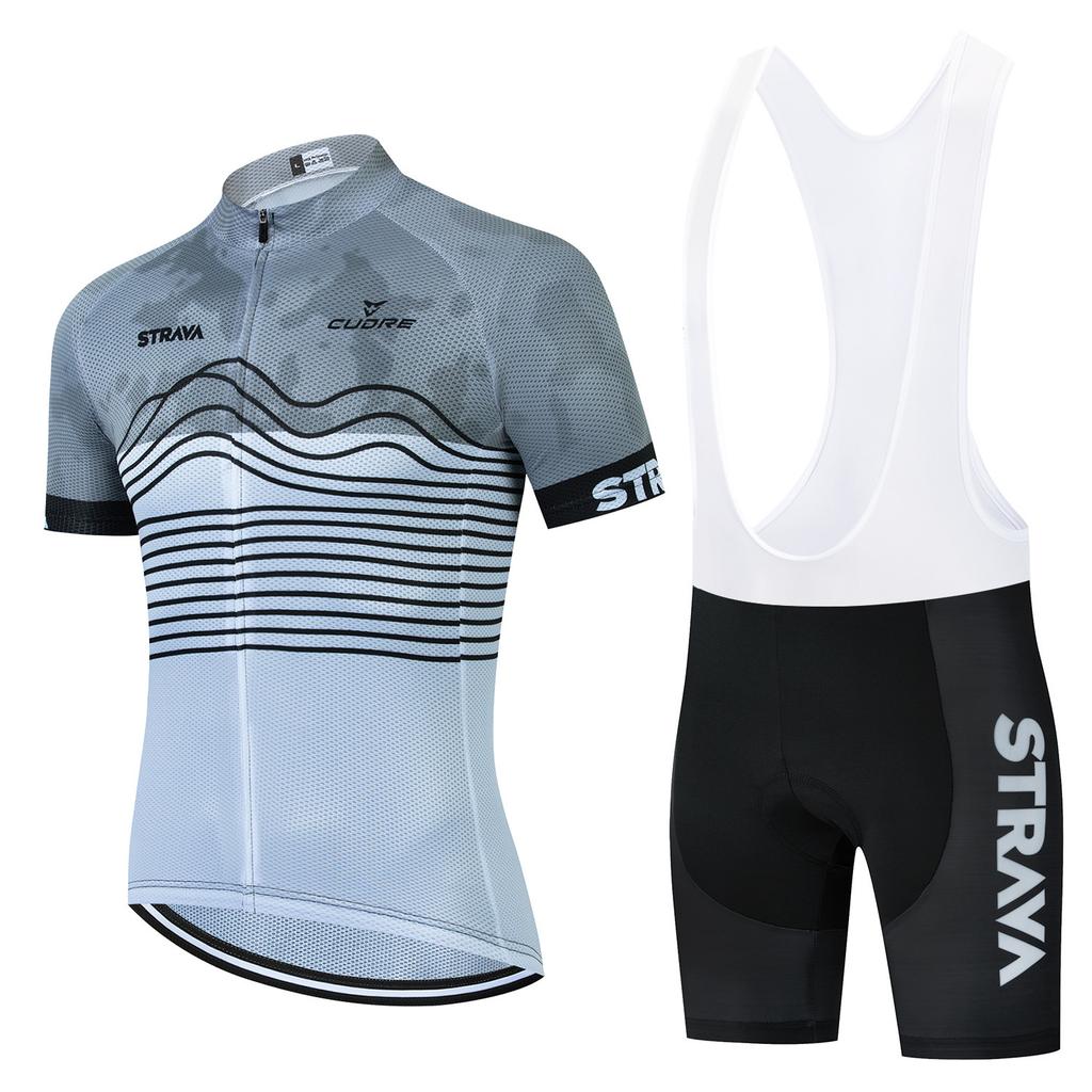 New Cycling Suit, Bicycle Mountain Bike Outdoor Breathable Short-sleeved Shorts 2026 Summer Breathable Cycling Suit Set
