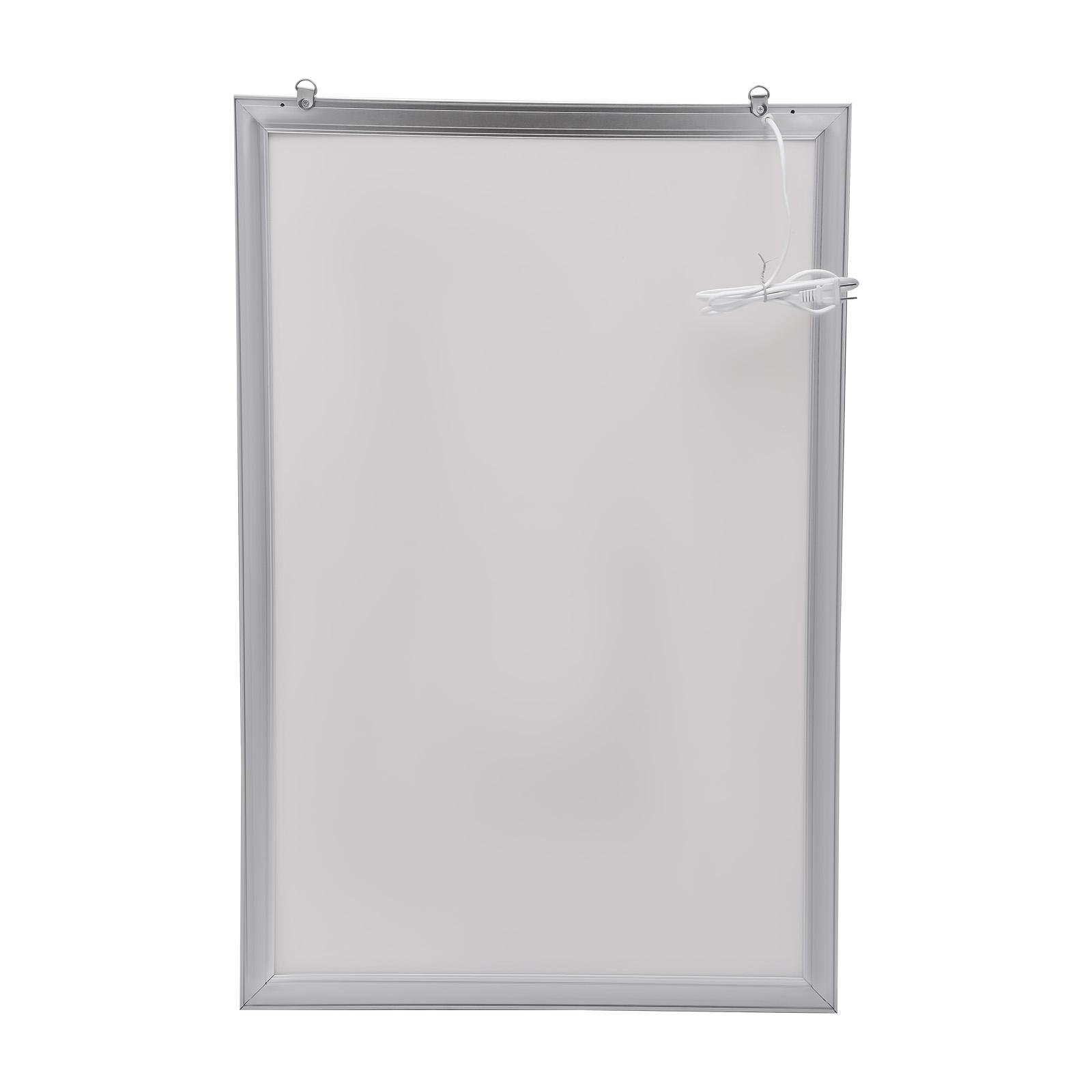 

24 x36 LED Backlit Poster Frame Art Picture Light Box Advertising Display Frame светло-серый