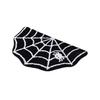 Halloween Welcome Doormat Half Circle Spider-Web Bat Skull Pumpkin Shape Floor Mat Non-Slip Entrance Mat for Front Door Porch Home Decoration