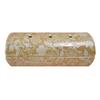 "Yui Hana" Horizontal Cylindrical Incense Burner, Ceramic, Champagne Gold (j1273-1-4)