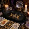 Tarots Candle Holder Board Astrology Candlestick Altars Plate Witchcraft Wiccan Divinations Decors Candle Holder Tray