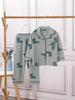 2026 Children's Cotton Spring/Autumn Casual Pajama Set - Open Front, Two-Piece for Older Kids