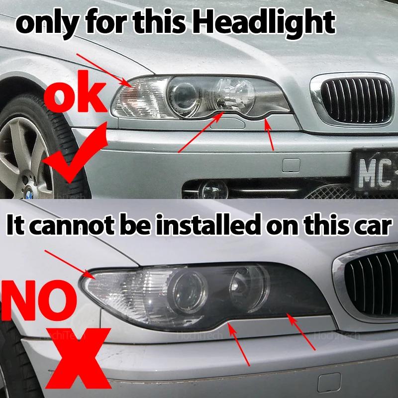 Front Headlight Cover for BMW E46 Coupe Convertible 1999-2003 M3 2000-2006 Auto Glass Lens Case Head Light Caps Lampshade Shell
